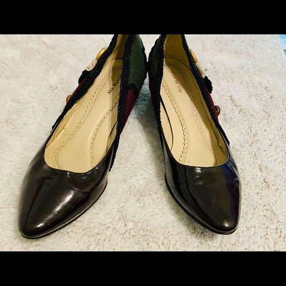 Anthro x All Black pointed toe flats - Picture 4 of 9